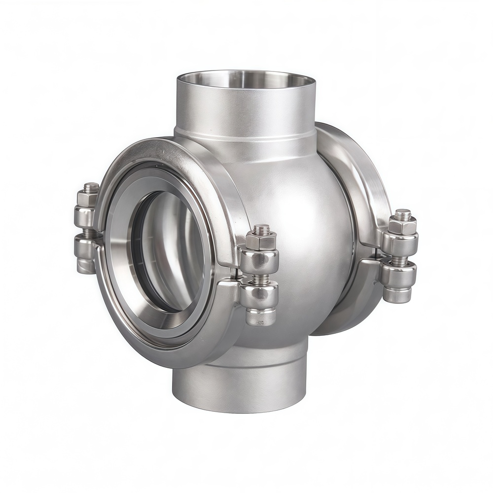 4-Way Sanitary Sight Glass
