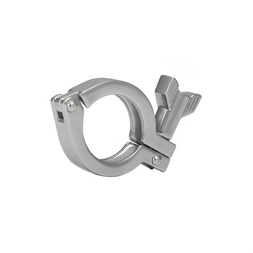 Center-Insert Single-Pin Sanitary Clamp