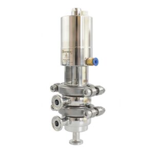 Compact Sanitary Pneumatic Divert Valve