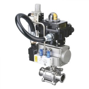 Explosion-Proof Three-Piece Pneumatic Sanitary Ball Valve