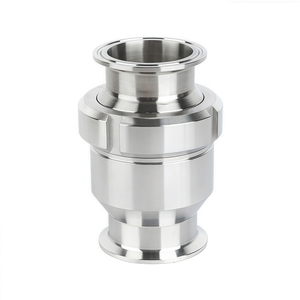 Sanitary Check Valve with Union and Weld Ends