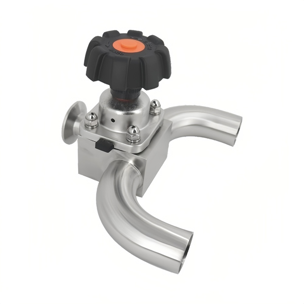 Sanitary Diaphragm Valve Forged U-Type 3-Way