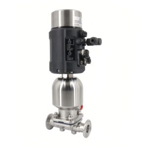 Sanitary Diaphragm Valve with Smart Control and Stainless Steel Body