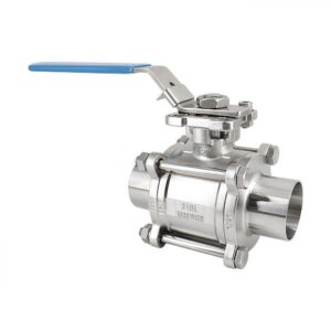 Sanitary Manual Ball Valve with Weld Ends