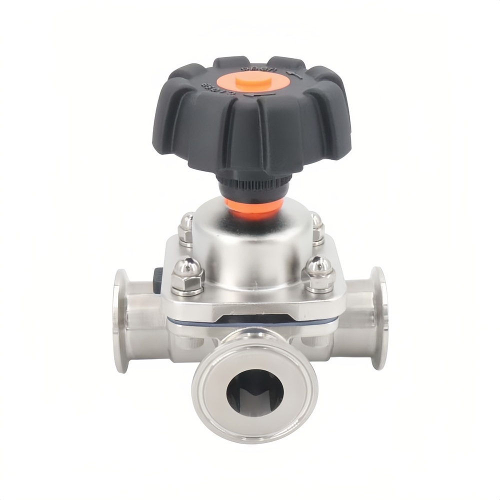 Sanitary Manual Diaphragm Valve 3-Way