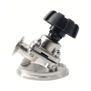 Sanitary Manual Diaphragm Valve for Tank Bottom Installation