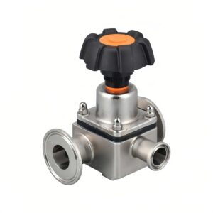 Sanitary Manual Diaphragm Valve Forged 3-Way