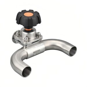 Sanitary Manual Diaphragm Valve U-Type 3-Way