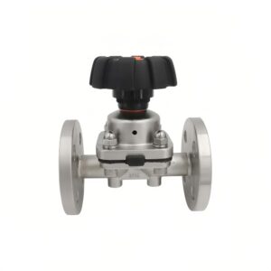 Sanitary Manual Diaphragm Valve with Flanged Ends