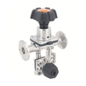 Sanitary Manual Diaphragm Valve with Sampling Port