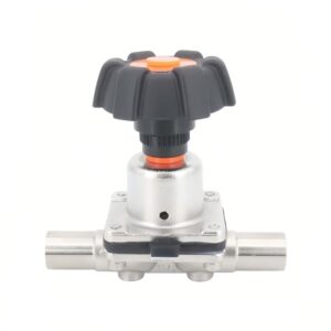 Sanitary Manual Diaphragm Valve with Weld Ends