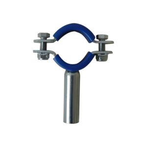 Sanitary Pipe Support with Protective Sleeve
