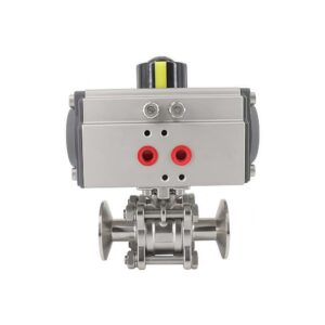 Sanitary Pneumatic Ball Valve with Clamp Ends Type B