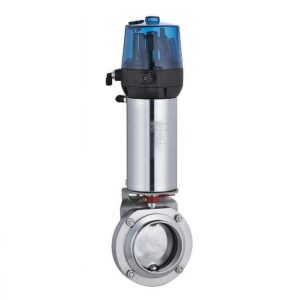 Sanitary Pneumatic Butterfly Valve with Smart Control