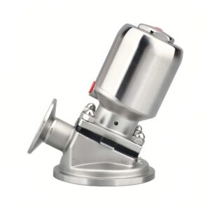 Sanitary Pneumatic Diaphragm Valve for Tank Bottom Installation