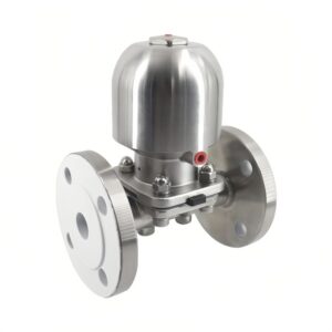 Sanitary Pneumatic Diaphragm Valve with Coated Body