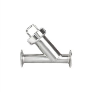 Y-Type Sanitary Strainer with Clamp Ends