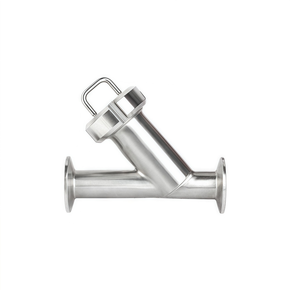 Y-Type Sanitary Strainer with Clamp Ends